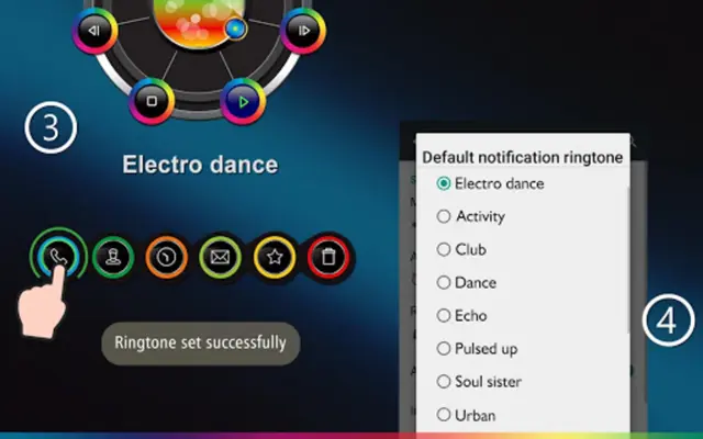 Dance music ringtones android App screenshot 3